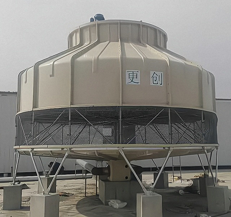 商場超市空調主機400噸500噸冷卻塔 廠家供應 開式圓形400T冷卻塔更換冷卻塔