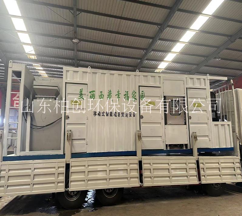 柏創(chuàng) 定制可移動(dòng)式景區(qū)垃圾焚燒爐 車載垃圾無害化處理設(shè)備 達(dá)標(biāo)排放