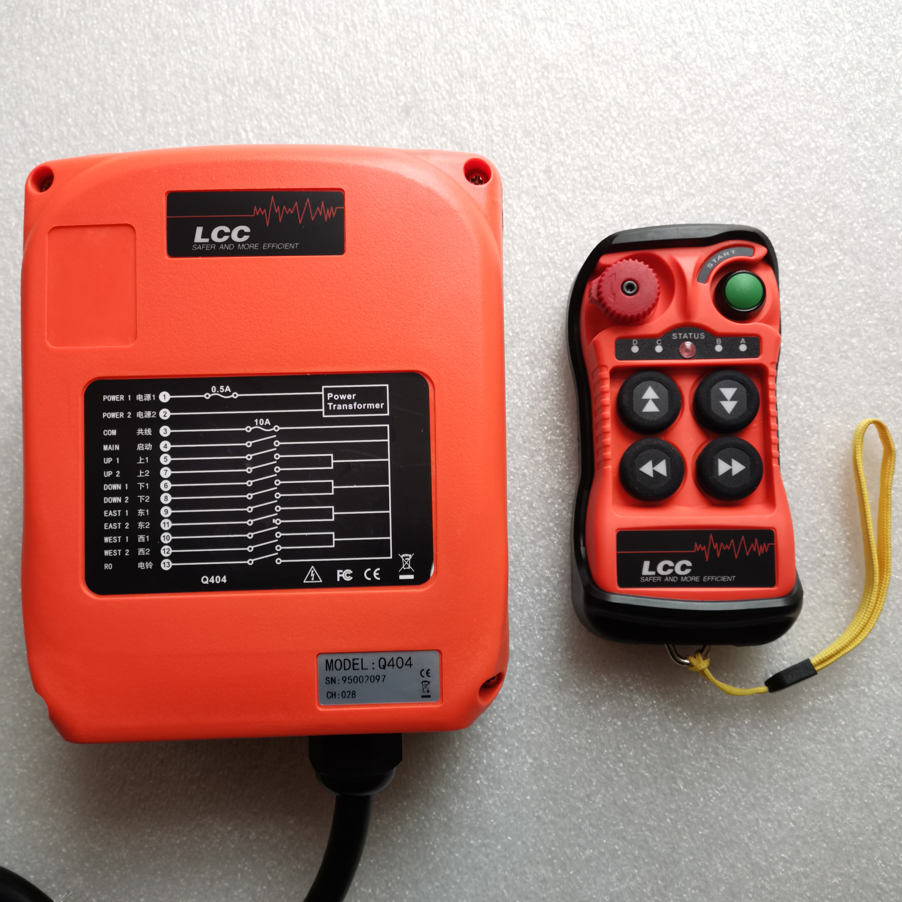 Q404+四鍵 雙速工業(yè)遙控器、雙速行車遙控器