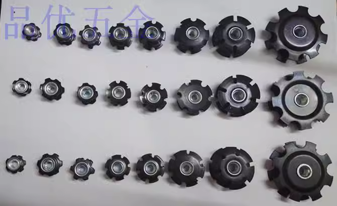 底塞螺帽M8x36.5x38圓法蘭螺母螺絲帽梅花彈片卡簧緊固件膨脹堵頭