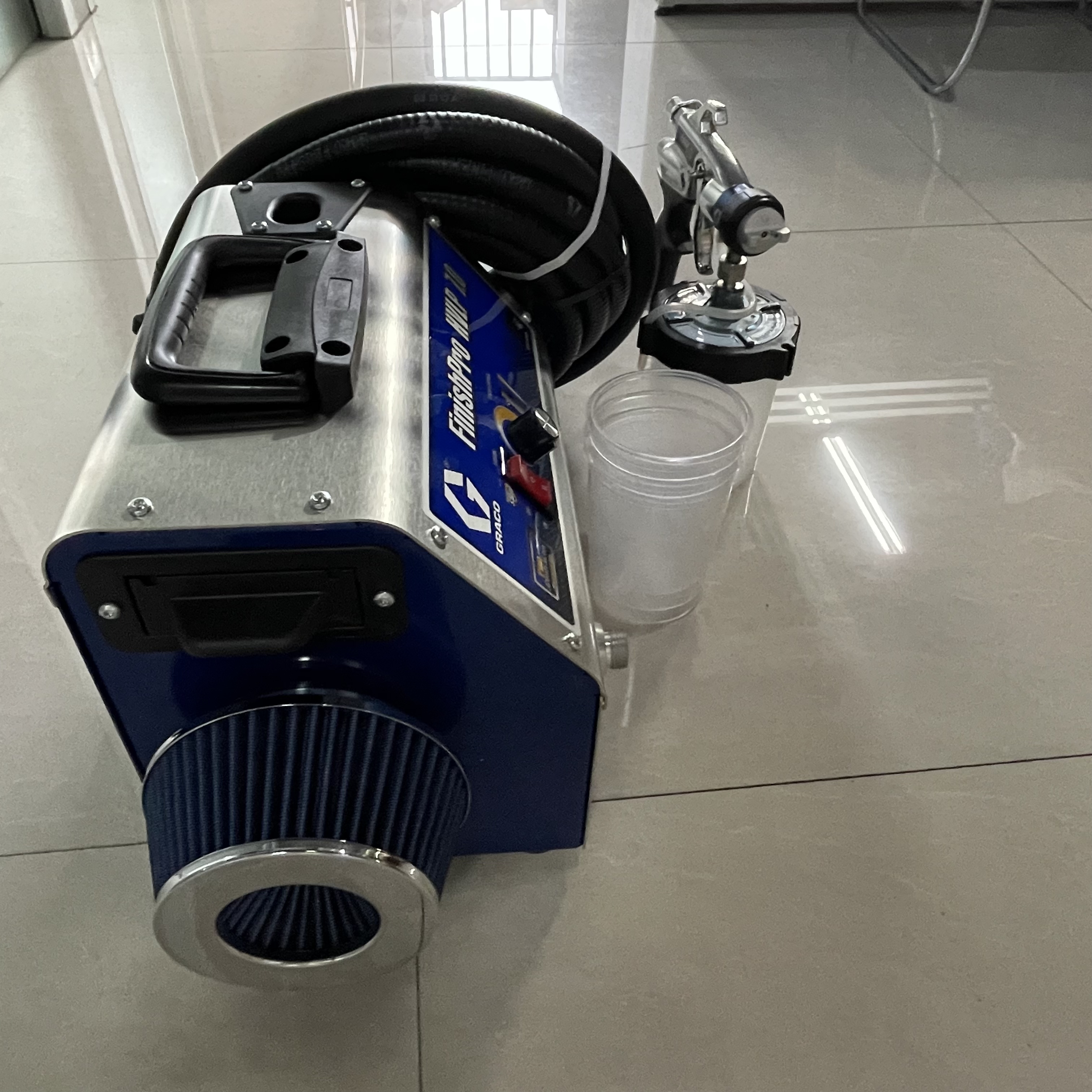 美國固瑞克HVLP7.0精飾型電動噴涂機低壓環(huán)保噴修補