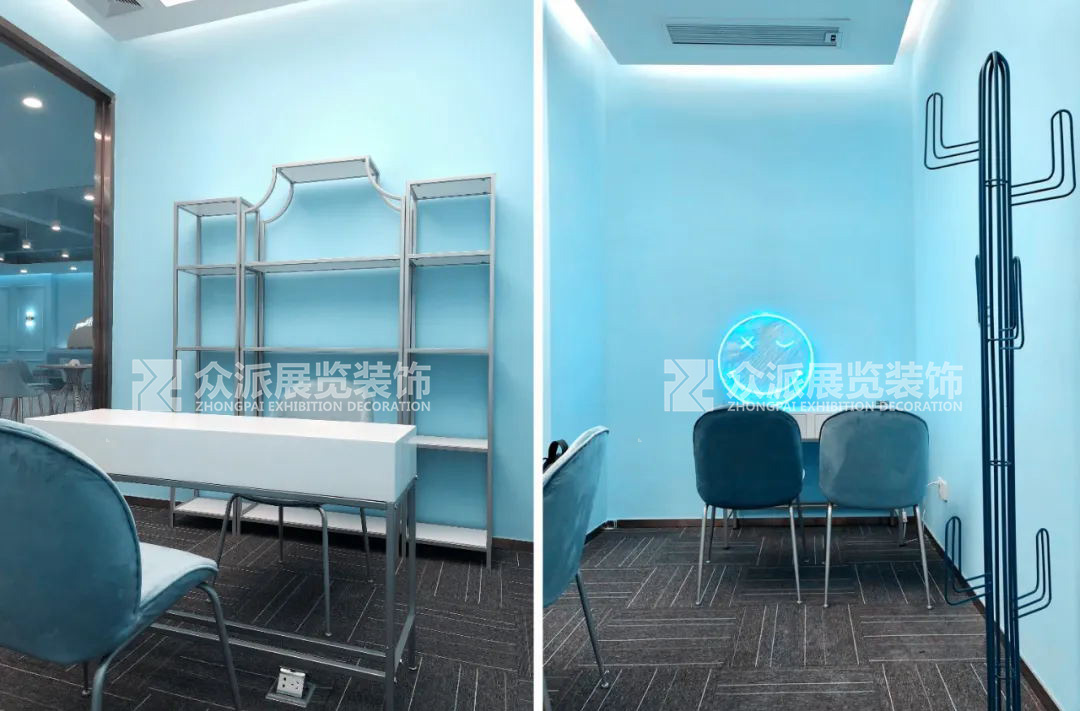 廣東美妝直播間設計裝修電話，價格，公司【眾派展覽裝飾】