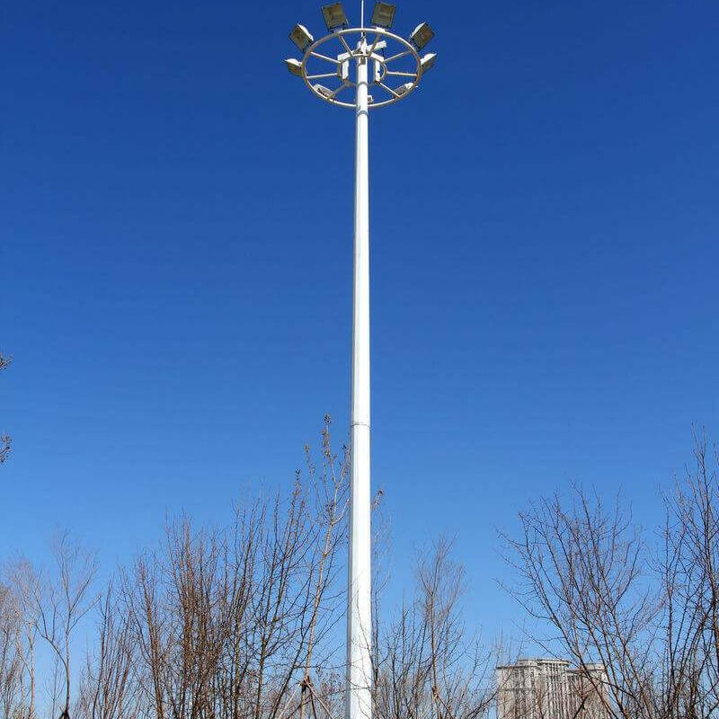 徐州學校操場高桿燈批發(fā) LED節(jié)能路燈 城市廣場照明燈 馬路道旁高桿燈