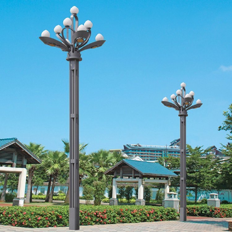南通led戶外玉蘭燈廠家 不銹鋼中華燈 室外大型景觀燈公園廣場道路亮化路燈