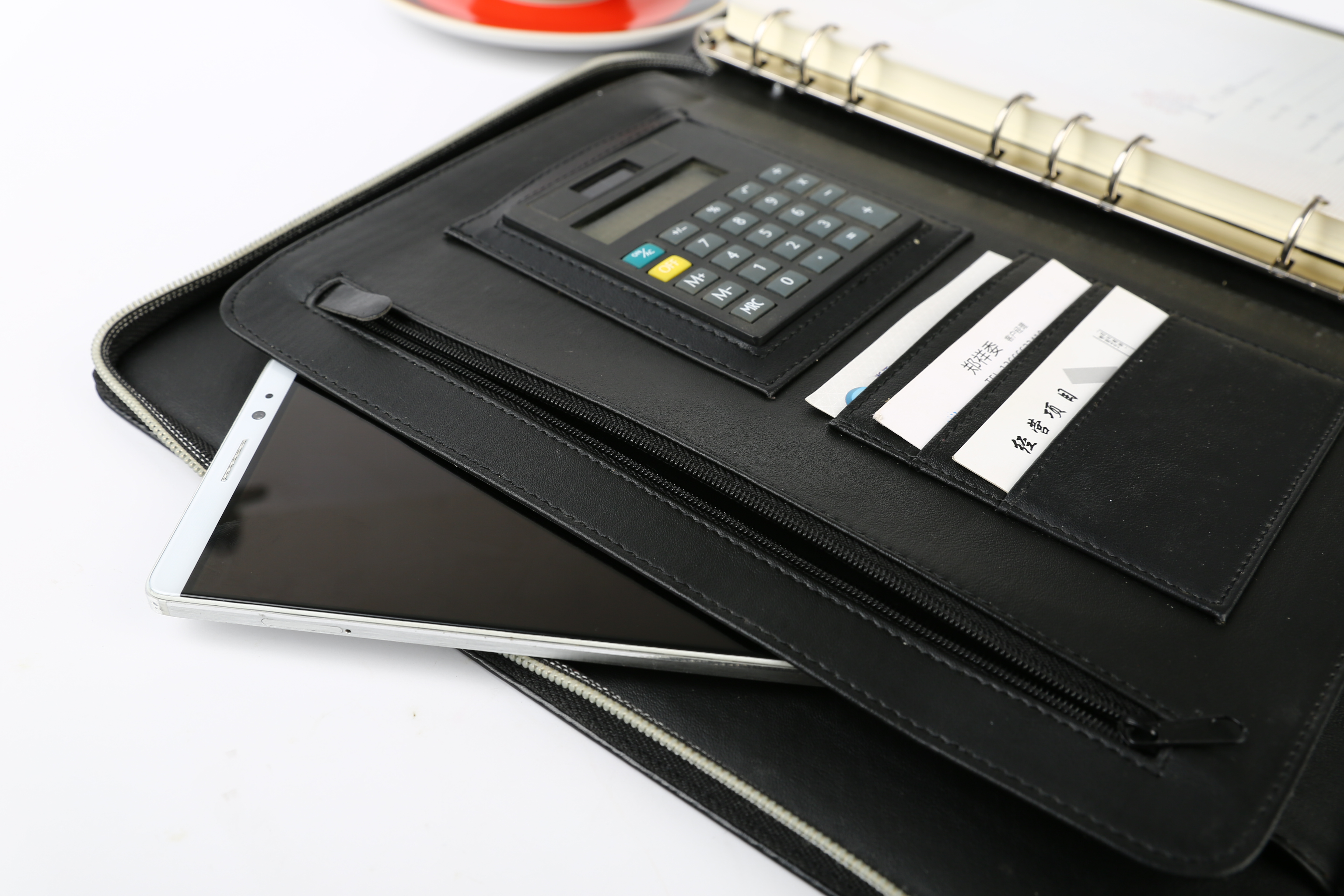 A6多功能拉鏈記事本