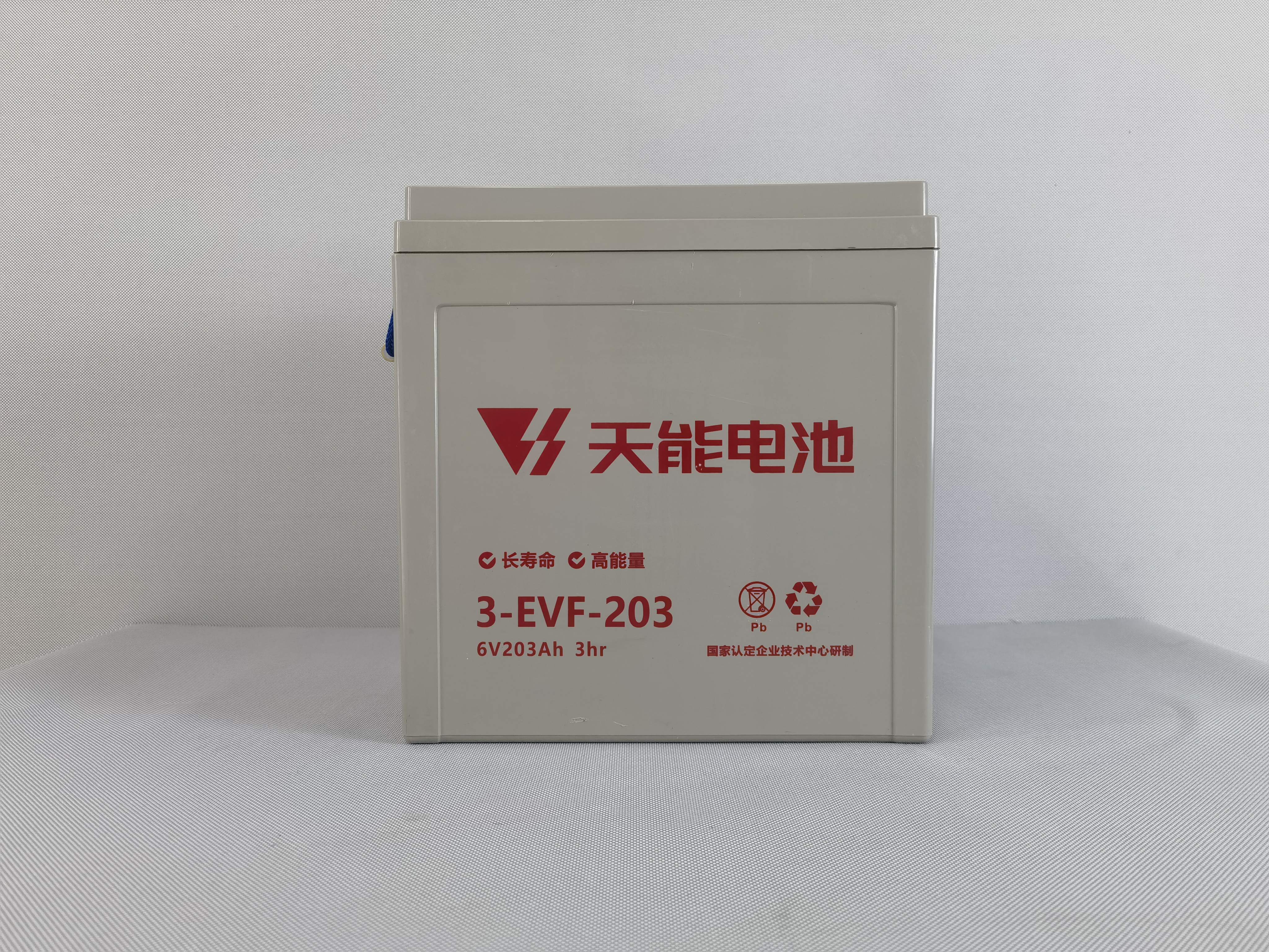 天能鉛酸蓄電池3-EVF-203電動(dòng)汽車觀光車6V200ah洗地機(jī)三輪車叉車電池