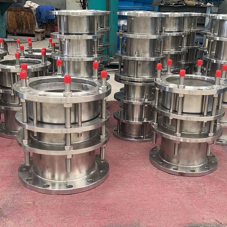 304不銹鋼可拆式雙法蘭松套傳力接頭VSSJAFC 鋼制松套伸縮節(jié)