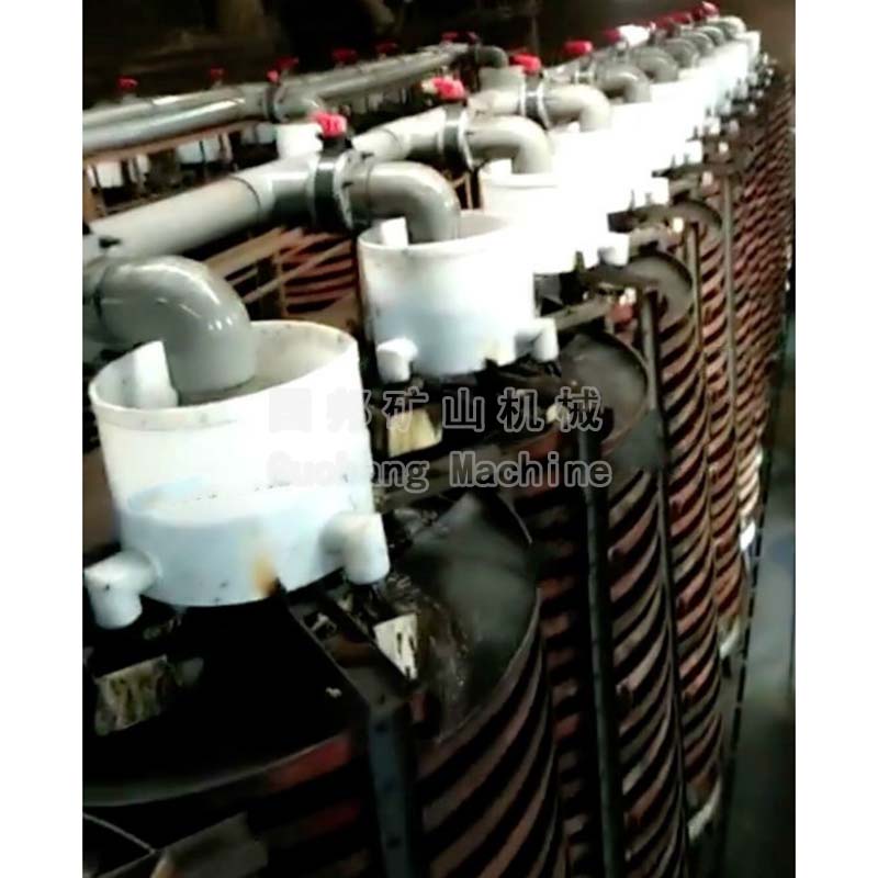 選礦螺旋溜槽供應商，選礦螺旋溜槽廠家報價，玻璃鋼選礦螺旋溜槽【國邦礦山機械】