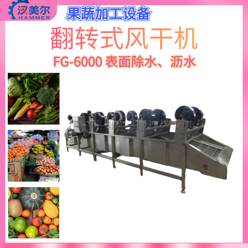 泡椒雞爪翻轉(zhuǎn)式風(fēng)干機(jī) 土豆加工風(fēng)干生產(chǎn)設(shè)備 機(jī)械去除表面水分