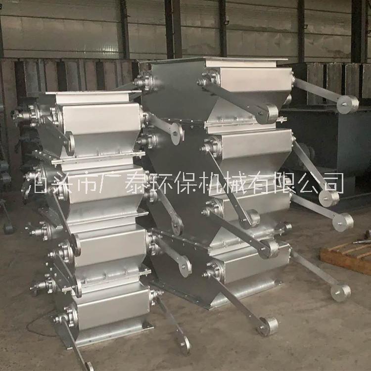 雙層翻板閥重錘卸灰閥雙層重錘翻板閥ZESX