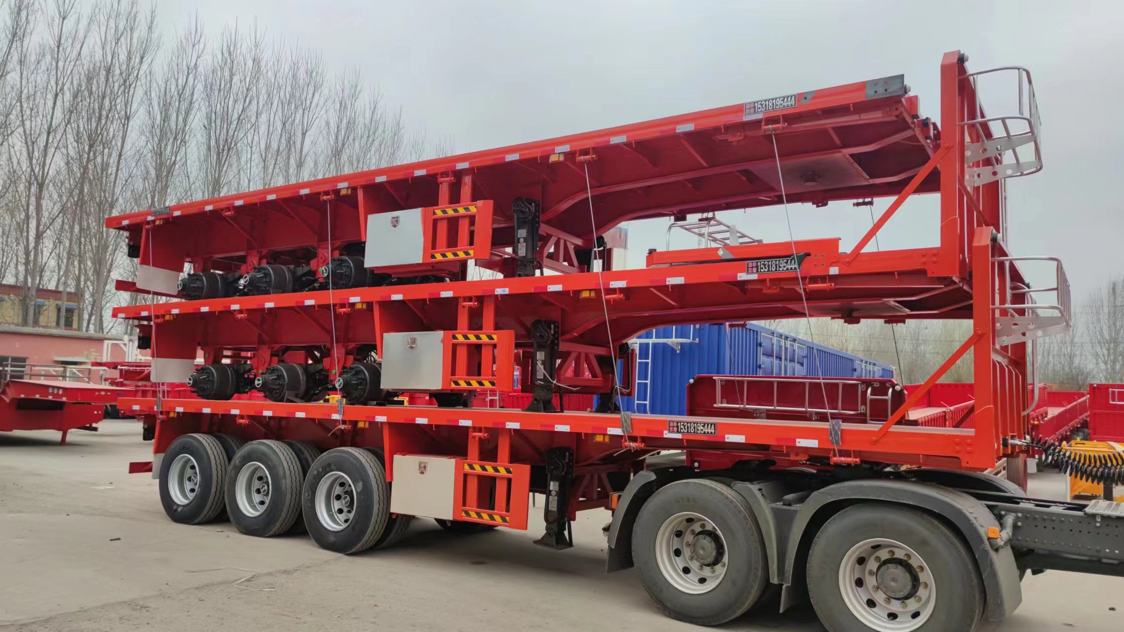 平板運輸半掛車批發(fā)廠家-多少錢-哪家好【山東誠奧汽車貿(mào)易有限公司】