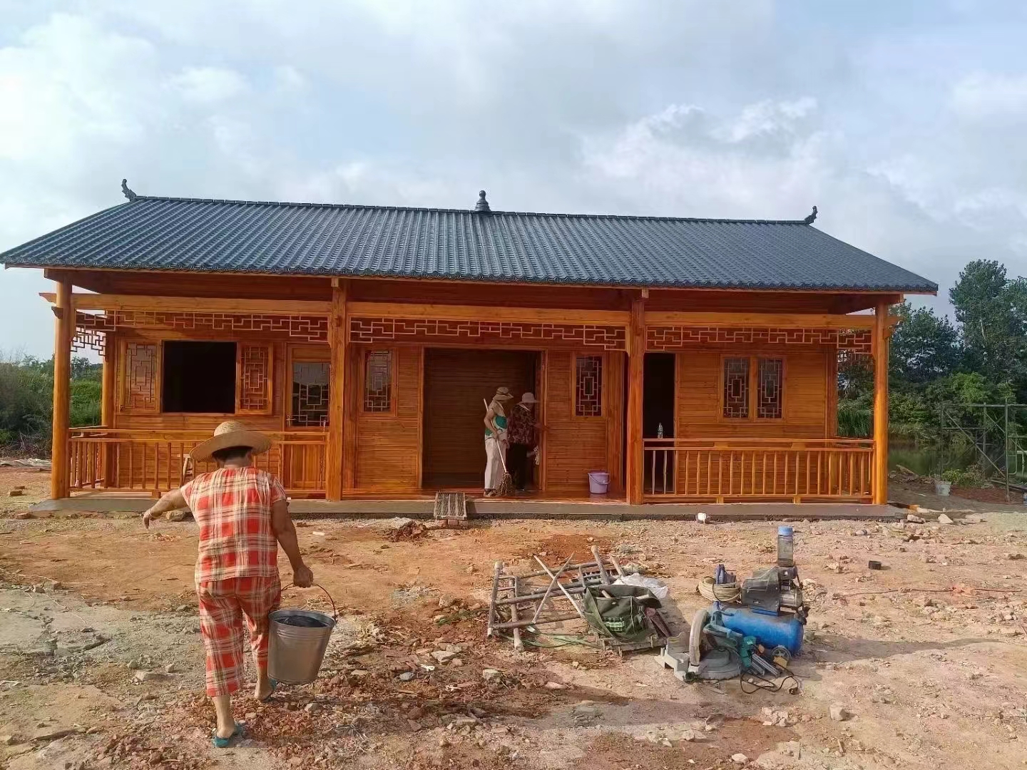 陜西防腐木木屋設(shè)計(jì)公司-哪家木屋建筑公司好 木房子廠家報(bào)價(jià)-定制公司-木屋哪家便宜（江西木森園林家具）