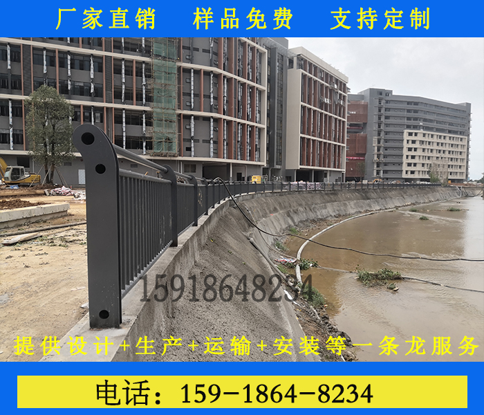 三亞橋梁安全護(hù)欄高架橋梁防撞不銹鋼護(hù)欄河邊景觀河道護(hù)欄
