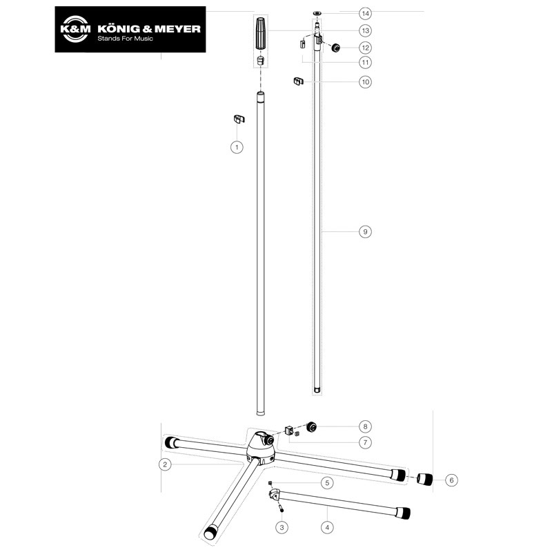 K&M 20150-300-55 麥克支架 麥克臺架 話筒支架 話筒臺架