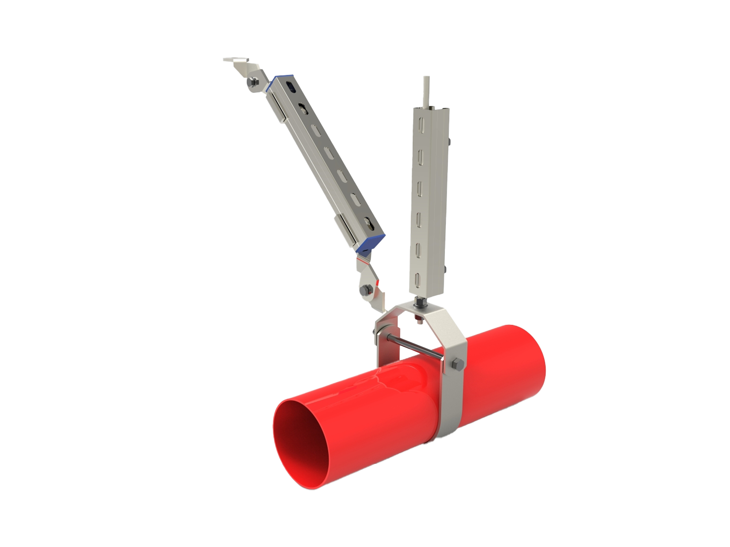 河北消防管道矩形風管抗震支架生產廠家　批發(fā)價　供貨商【河北展宇機電科技有限公司】