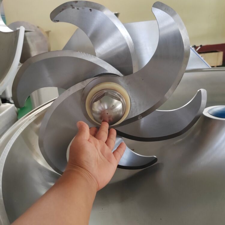 全自動變頻肉餡斬拌機 不銹鋼高速斬拌設(shè)備材質(zhì)安全