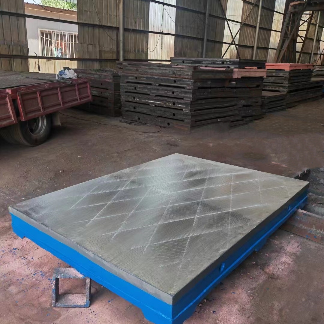 鑄鐵平臺焊接平臺 鑄鐵平臺焊接平臺t型槽劃線檢測實驗工作臺