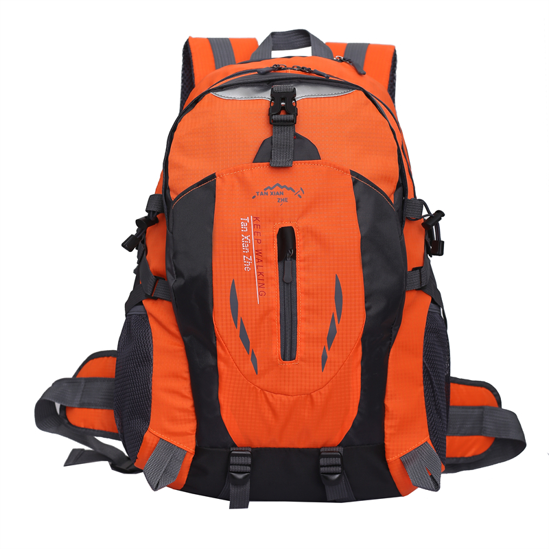 新款戶外登山包男女騎行雙肩包韓版運動休閑包外出輕盈旅游背包