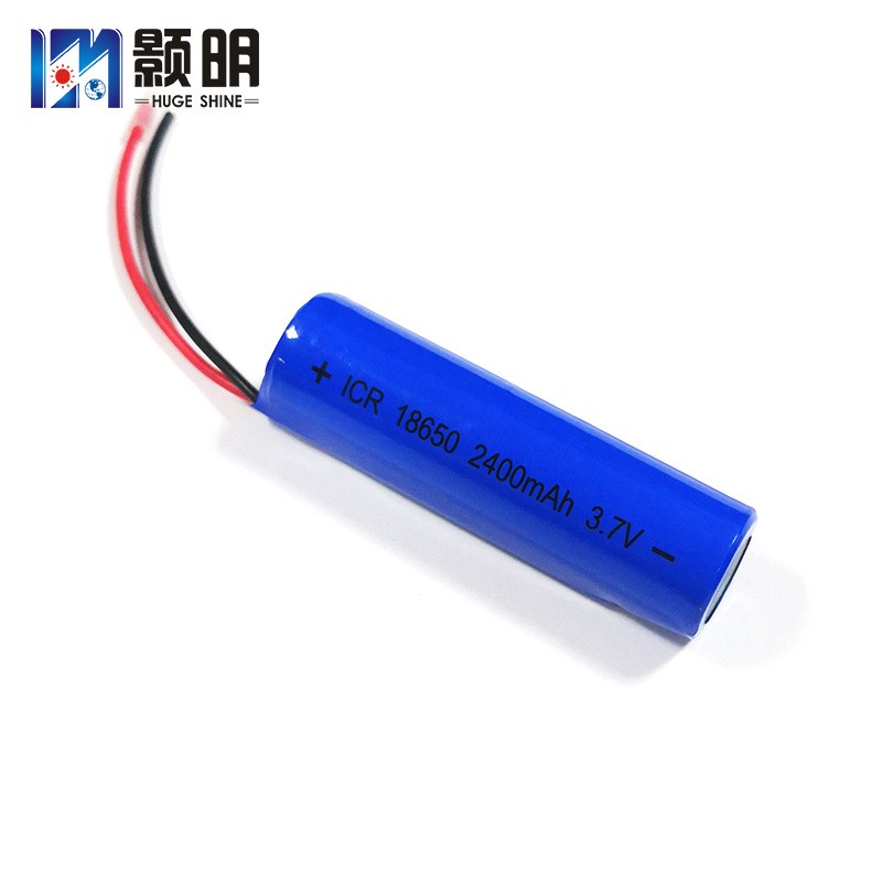 18650圓柱鋰電池加工3.7V2000mAh加保護板出線出端子線