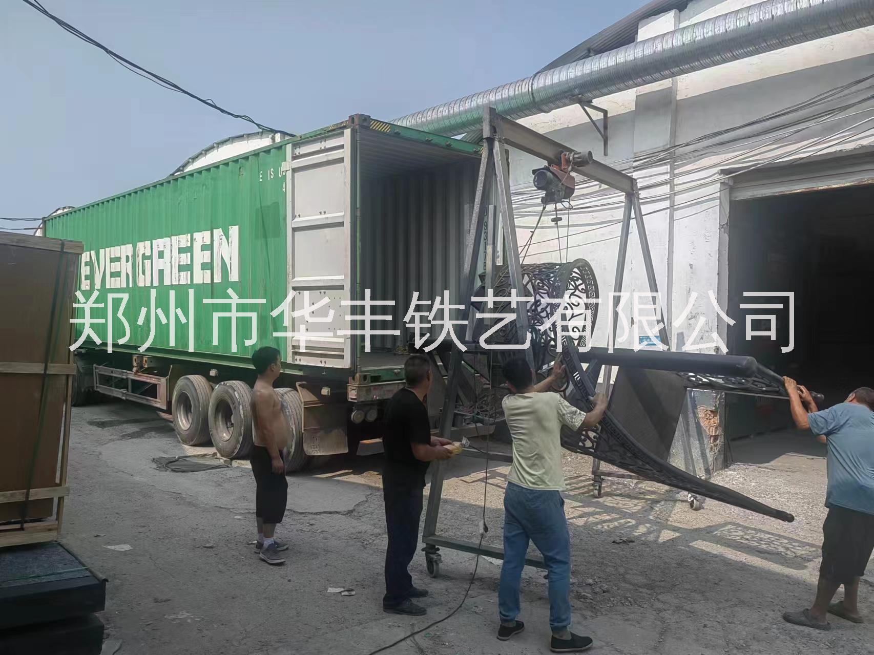 國外客戶訂購華豐鐵藝樓梯