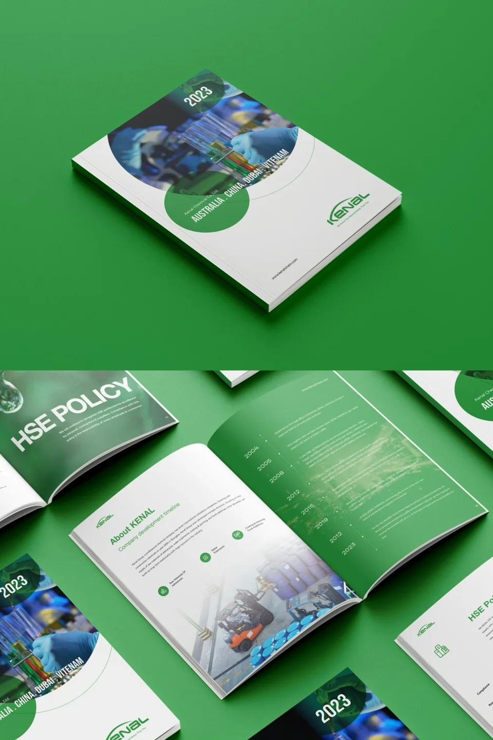 青島綠色系清新畫冊(cè)設(shè)計(jì)定制