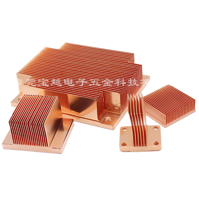 東莞工廠直銷加工鏟齒散熱器風(fēng)冷紫銅散熱器CNC數(shù)控鏟齒散熱器電池是冷板加工
